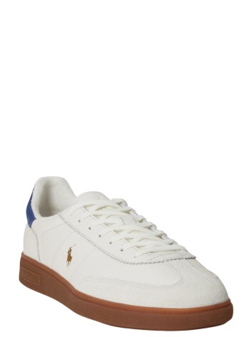polo ralph lauren sneaker manbedford pp-sneakers-low top lace - 809p13078004 deckwash white light navy 2