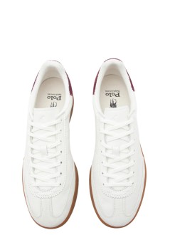 polo ralph lauren sneaker hombre bedford pp-sneakers-low top lace - 809p13078003 deckwash white harvard wine