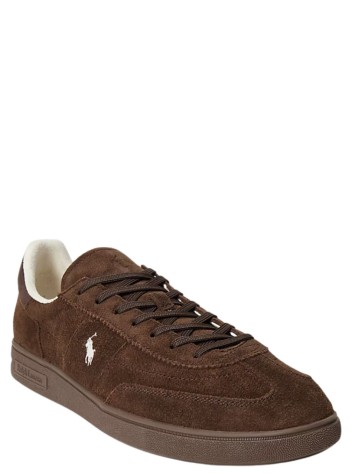 polo ralph lauren sneaker manbedford pp-sneakers-low top lace - 809p13079002 chocolate brown dark brown 2