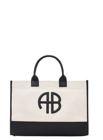 anine bing handbag womanmedium lara tote - a1311794nat1 beige