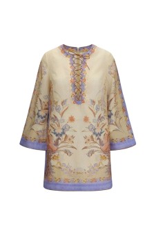 zimmermann dress womanindra tunic mini dress - 8076dss262 bsfl