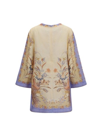 zimmermann dress womanindra tunic mini dress - 8076dss262 bsfl 2