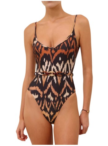 zimmermann swimsuit womanaster scoop 1pc - 7964wss261 chclikt 2