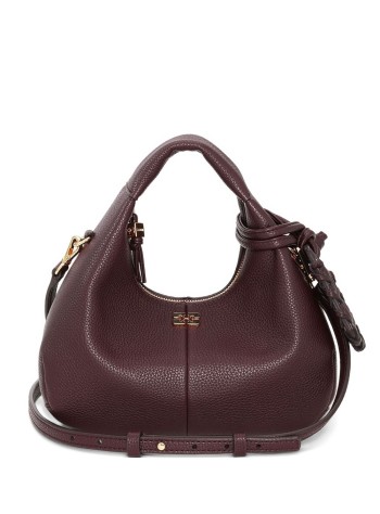 ganni handbag womanhobo mini grained - a7102 979