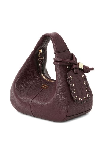 ganni handbag womanhobo mini grained - a7102 979 2