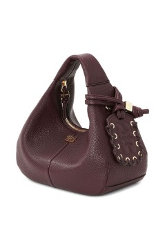 ganni handbag womanhobo mini grained - a7102 979