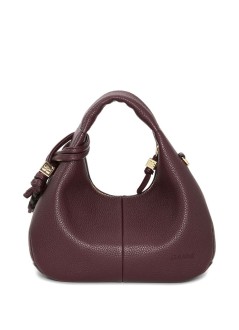 ganni handbag womanhobo mini grained - a7102 979