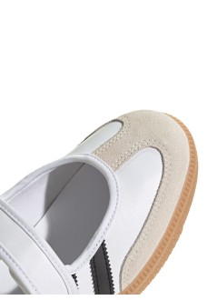 adidas originals sneaker mujer samba jane w - jr1402 ftwwht alumin cblack