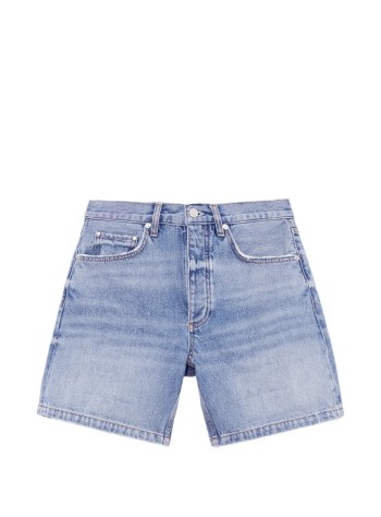 anine bing pantalon corto mujer delaney short - a0512255whd92 vintage blue