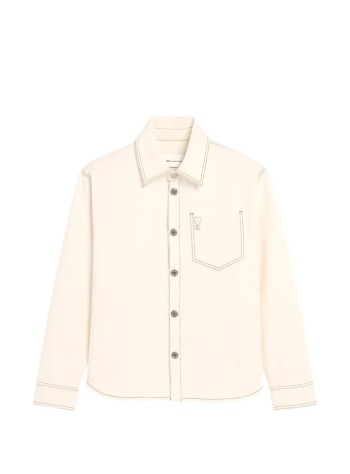 ami outerwear hombre ami de coeur overshirt - hjk908de0127 136