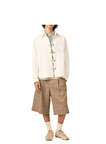 ami outerwear hombre ami de coeur overshirt - hjk908de0127 136 2