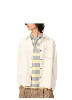 ami outerwear manami de coeur overshirt - hjk908de0127 136