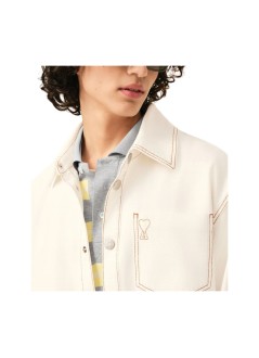 ami outerwear manami de coeur overshirt - hjk908de0127 136