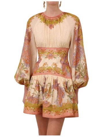 zimmermann dress womanindra mini dress - 5515dss262 ctsf 2