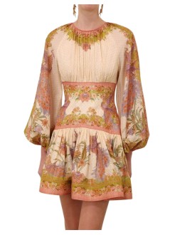 zimmermann vestido mujer indra mini dress - 5515dss262 ctsf