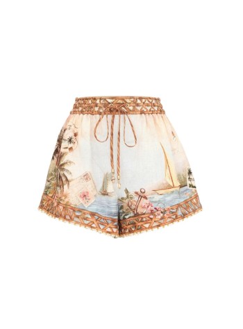 zimmermann pantalon corto mujer mahon board short - 8143ass263 ismb