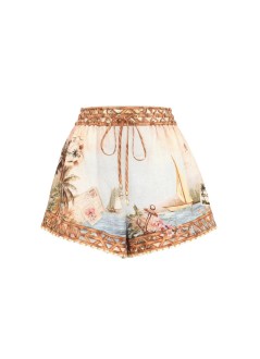 zimmermann pantalon corto mujer mahon board short - 8143ass263 ismb