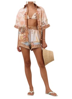 zimmermann pantalon corto mujer mahon board short - 8143ass263 ismb