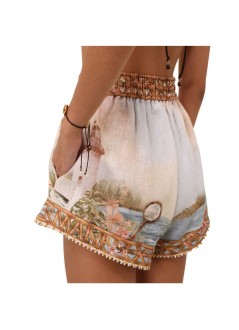 zimmermann pantalon corto mujer mahon board short - 8143ass263 ismb