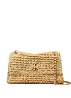 tory burch crossbody mujer kira turnlock straw mini bag - 184121254 254