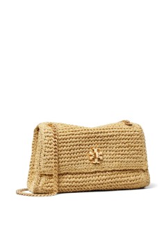 tory burch crossbody mujer kira turnlock straw mini bag - 184121254 254