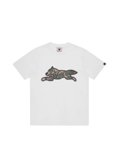 icecream camiseta hombre camo running dog woodland t-shirt - ic24s40 white