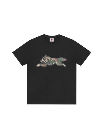 icecream camiseta hombre camo running dog woodland t-shirt - ic24s40 black