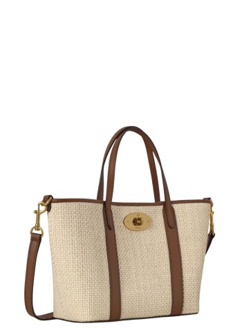 mulberry handbag womanmini bayswater tote raffia and leather - rl9075000 h709 2