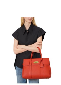 mulberry handbag womanbayswater small classic grain - hh2873205 n663
