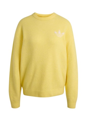 adidas originals sweater womanknitted sweater - ld4476 almost yellow