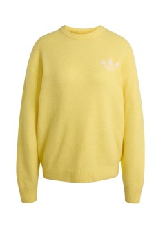adidas originals sweater womanknitted sweater - ld4476 almost yellow