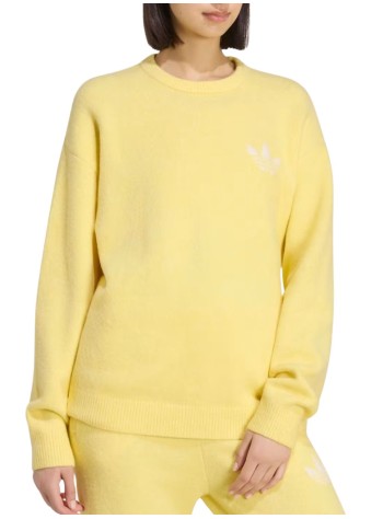 adidas originals sweater womanknitted sweater - ld4476 almost yellow 2