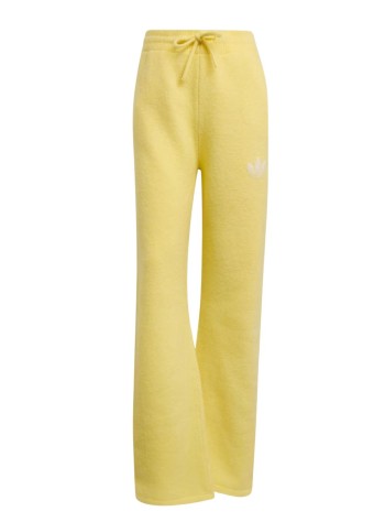 adidas originals pant  womanknitted pants - ld4479 almost yellow