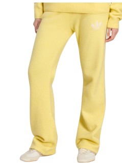 adidas originals pant  womanknitted pants - ld4479 almost yellow
