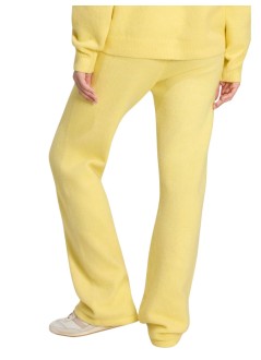 adidas originals pant  womanknitted pants - ld4479 almost yellow