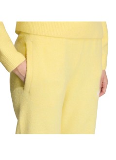 adidas originals pant  womanknitted pants - ld4479 almost yellow
