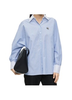 karl lagerfeld shirt womanikon stripe shirt - b3w11024 b72