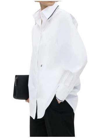 karl lagerfeld camiseria mujer sketch poplin shirt - b3w11011 100 2