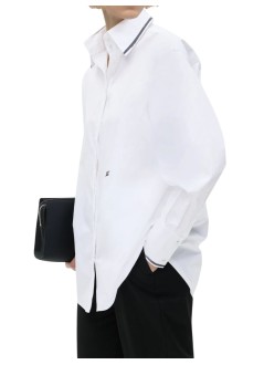 karl lagerfeld camiseria mujer sketch poplin shirt - b3w11011 100