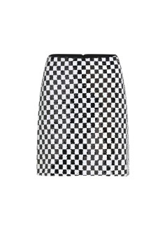 karl lagerfeld skirt womancheckerboard sequin skirt - b3w12022 101