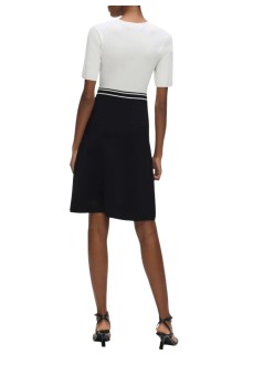 karl lagerfeld vestido mujer logo knit dress - b3w13039 101