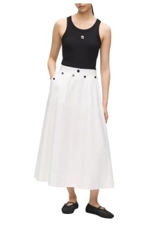 karl lagerfeld top womanikon ribbed tank top - b2w17099 999