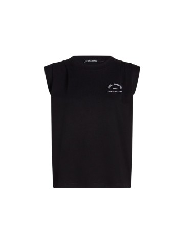 karl lagerfeld top mujer rsg sleeveless t-shirt - b3w17073 999
