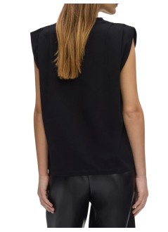 karl lagerfeld top mujer rsg sleeveless t-shirt - b3w17073 999