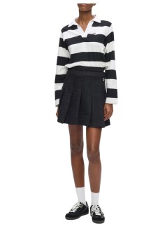 karl lagerfeld polo mujer ikon stripe lslv polo - b3w17041 a44