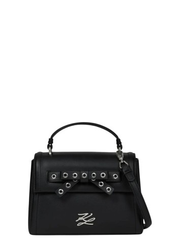 karl lagerfeld handbag mujer k/autograph sm top handle bow - b3w30051 1rc