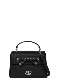 karl lagerfeld handbag womank/autograph sm top handle bow - b3w30051 1rc