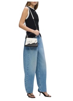 karl lagerfeld crossbody womank/signature 2.0 sm cb pearls - b3w30015 101