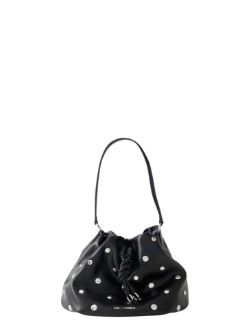 karl lagerfeld handbag mujer k/studded dome md bucket - b3w30330 1rc
