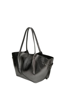 karl lagerfeld handbag womank/pierced md tote metallic - b3w30326 979